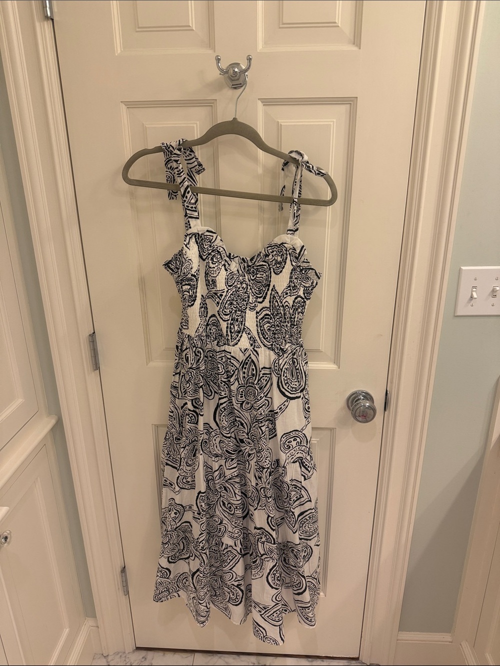 Bloomingdale’s Aqua Dress